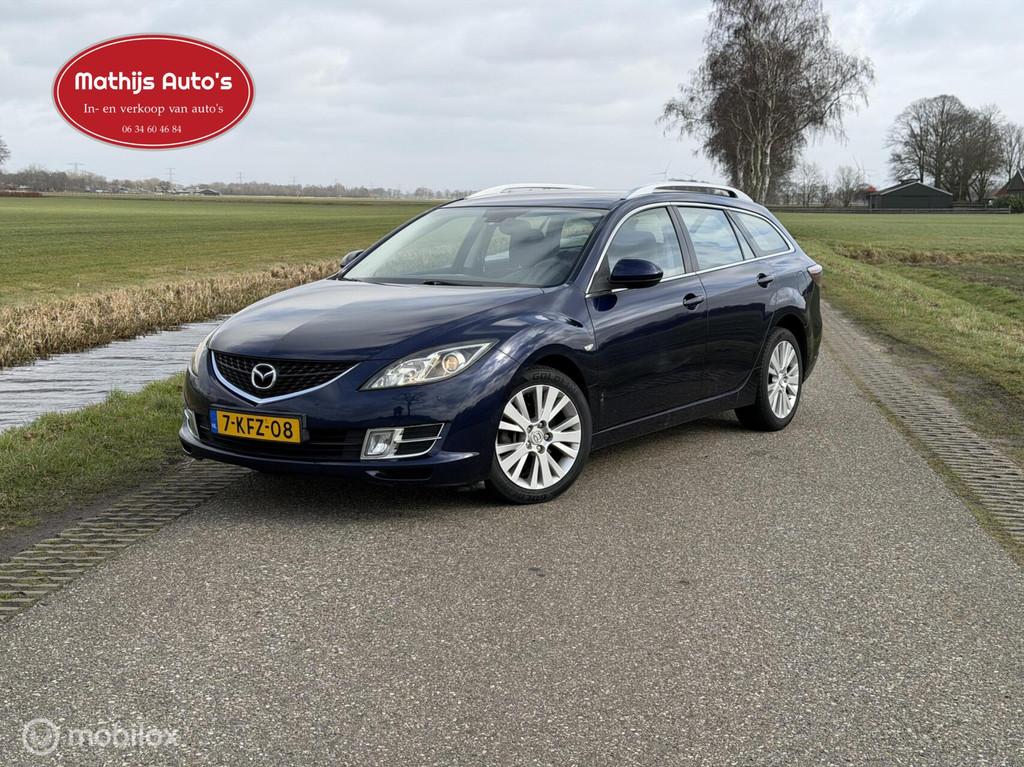 Mazda 6 Sportbreak 1.8 Business Nette staat!, Auto's, Mazda, Voorwielaandrijving, 4 cilinders, 14 km/l, Handgeschakeld
