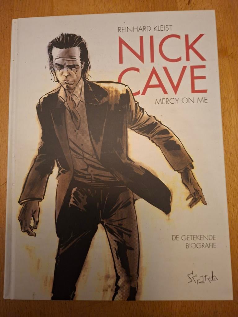 Nick Cave: Mercy on Me - Getekende biografie., Ophalen of Verzenden, Zo goed als nieuw, Reinhard Kleist, Kunst en Cultuur