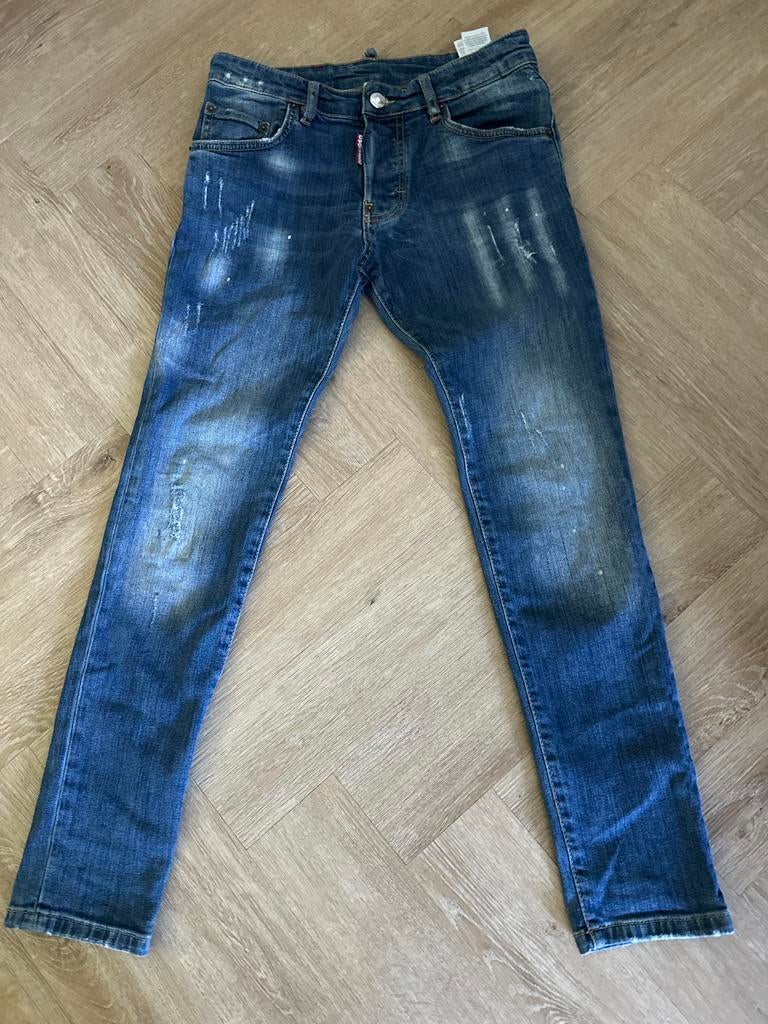 Dsquared2 Jeans - Blauw - Maat 12 jaar, Kinderen en Baby's, Ophalen of Verzenden, Jongen, Broek