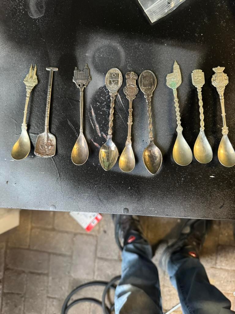 Verzilverd oude lepels van zeeland, Ophalen of Verzenden