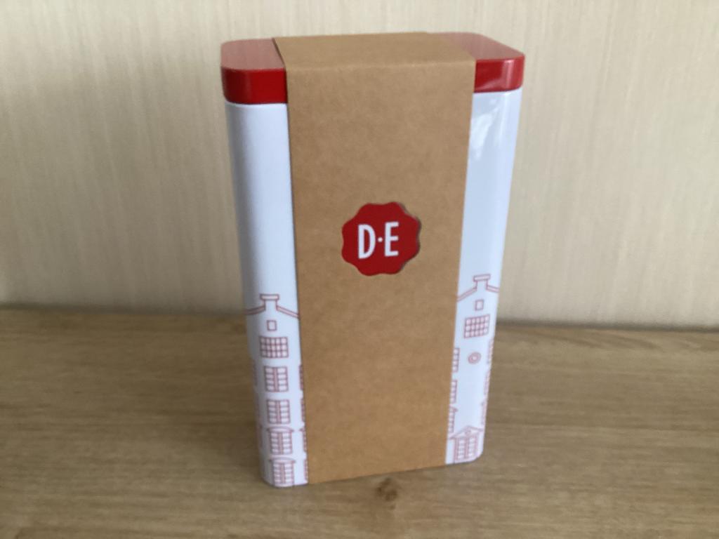 Nieuw in de verpakking DE Blik voor 500 gr koffie, Verzamelen, Ophalen of Verzenden, Nieuw, Koffie, Douwe Egberts