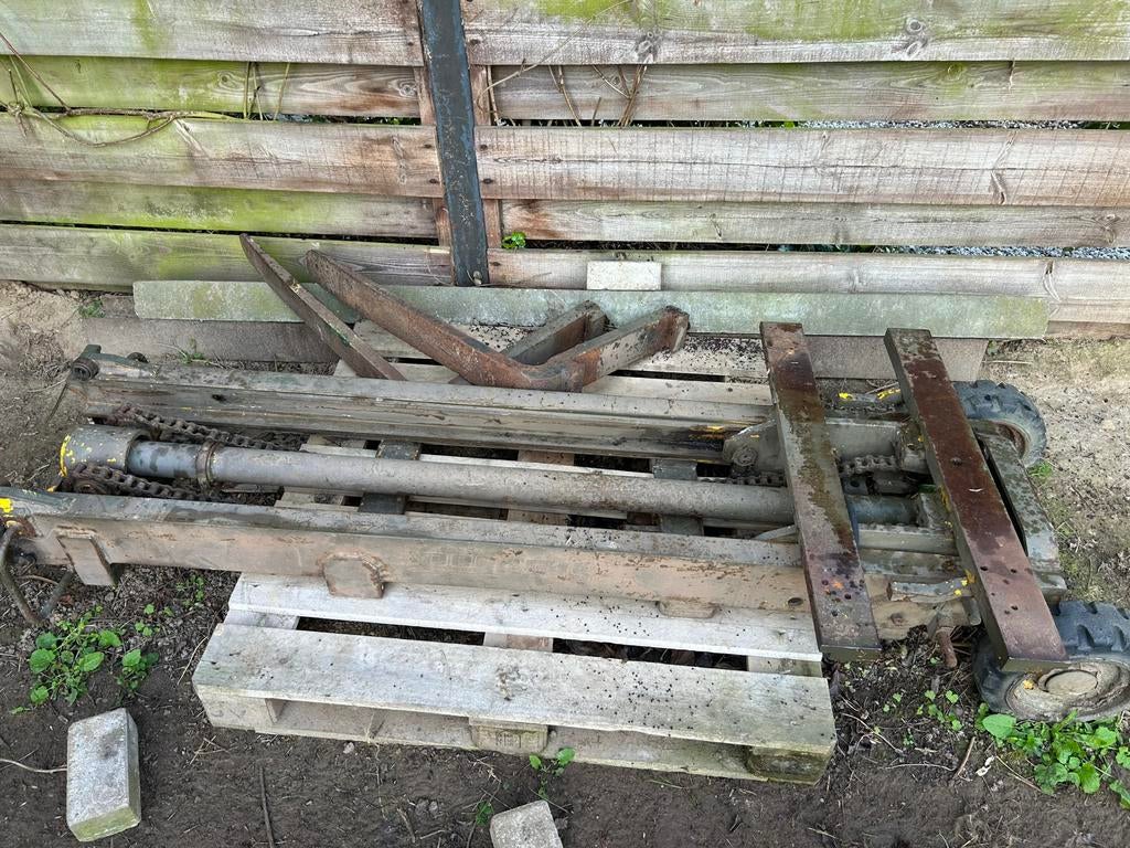 Heftmast tractor, Ophalen