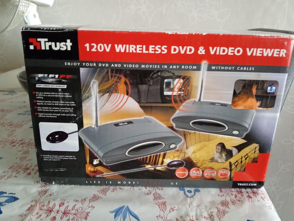 Draad loos dvd video viewer, Ophalen, Nieuw, Tv en Weergevers