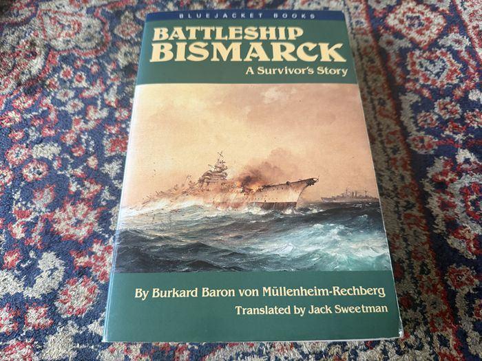 Battleship Bismarck. Burkard Mullenheim-Rechberg, Tweede Wereldoorlog, Marine, Ophalen of Verzenden, Zo goed als nieuw