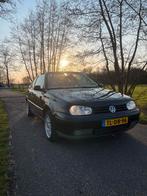 Volkswagen Golf 1.8 Cabriolet 66KW 1998 Blauw, Auto's, Stof, 4 cilinders, Cabriolet, Origineel Nederlands