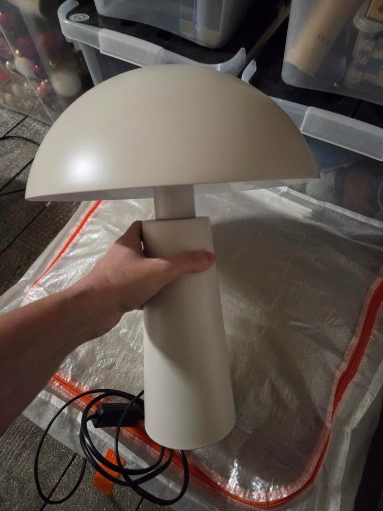 Set van 3 lampen karwei/jysk, Vintage, Retro, Paddenstoel, Gebruikt, 50 tot 75 cm, Overige materialen