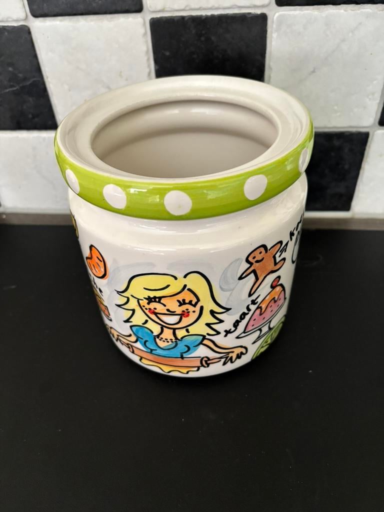 Blond Amsterdam voorraad pot, Huis en Inrichting, Ophalen of Verzenden, Zo goed als nieuw, Overige materialen, Pot, Bus of Blik