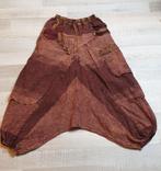Hippie festival pants gypsy zouave boho yoga broek India, Kleding | Dames, Ophalen of Verzenden, Zo goed als nieuw, Bruin, Lang