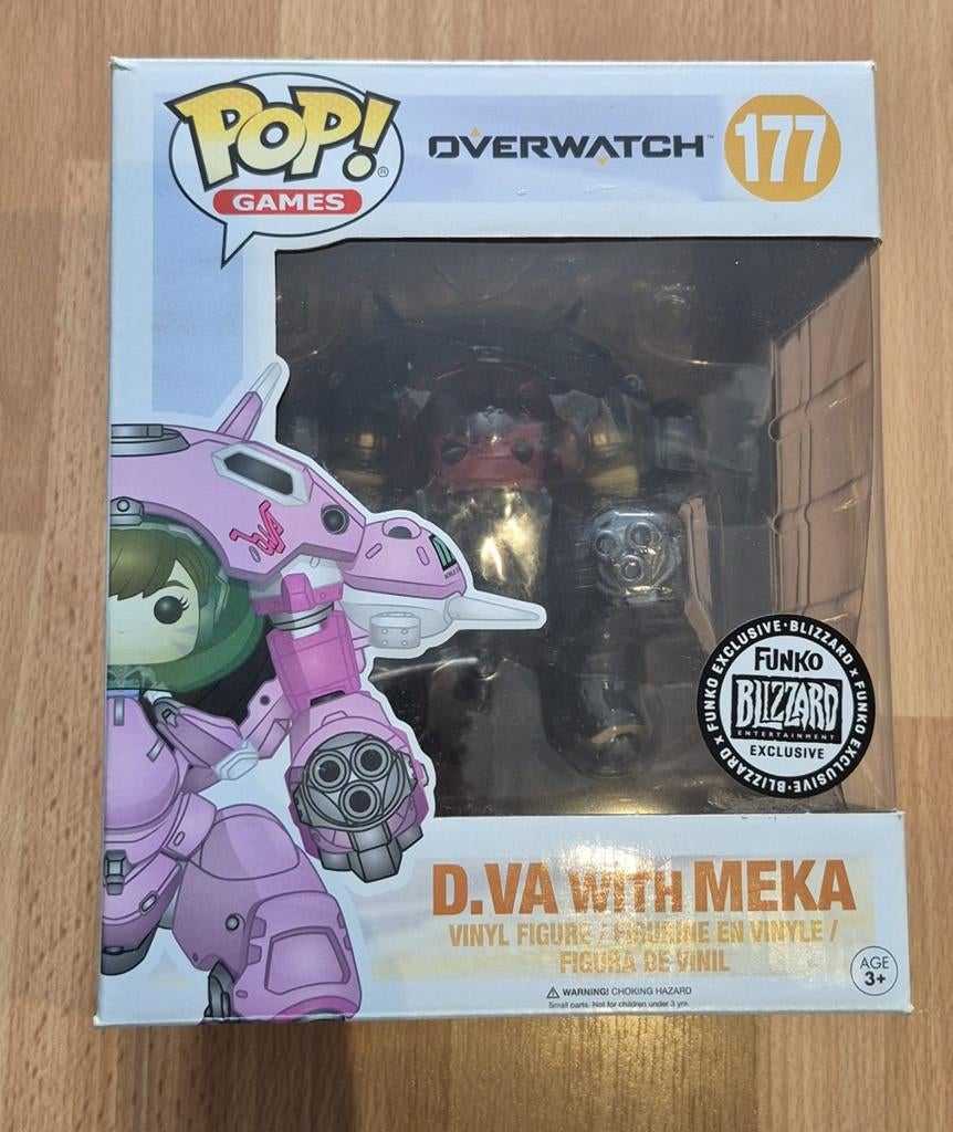 Funko Pop! Overwatch D.VA met Meka #177 - Blizzard Exclusive, Ophalen of Verzenden, Nieuw