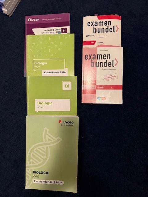Eindexamenbundels biologie VWO, Boeken, Schoolboeken, Ophalen, Gelezen, VWO, Biologie