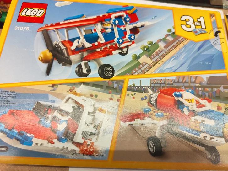 Lego stunt vliegtuig 31076, Kinderen en Baby's, Speelgoed | Duplo en Lego, Nieuw, Ophalen of Verzenden