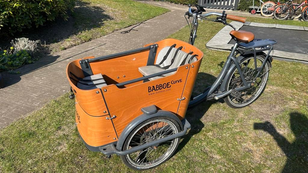 Babboe Curve E-bakfiets - Eerste eigenaar, recent gecheckt!, Fietsen en Brommers, Fietsen | Bakfietsen, Gebruikt, Elektrisch, 2 kinderen
