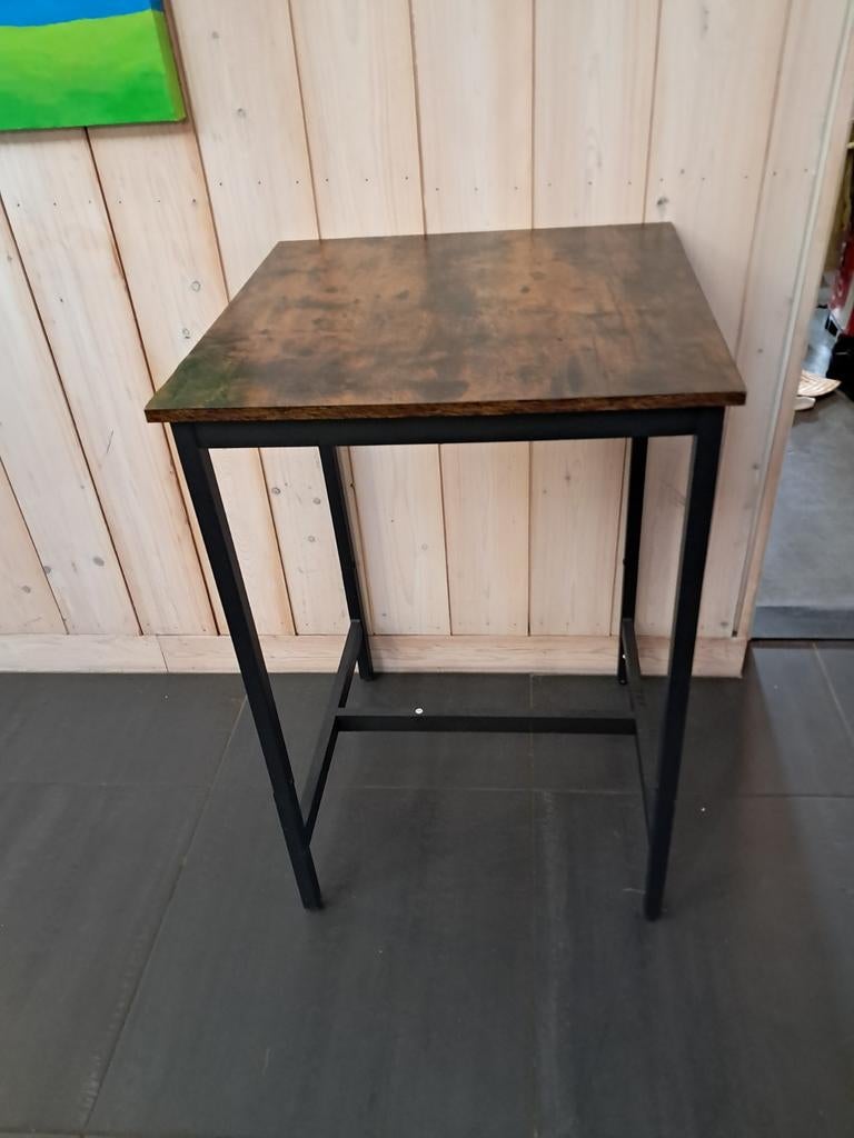 Statafel, Ophalen of Verzenden, Zo goed als nieuw, 25 tot 50 cm, Rechthoekig