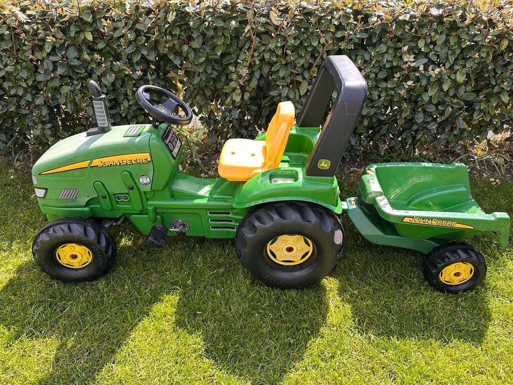 John Deere traptractor met aanhanger, Ophalen, Gebruikt, Trapvoertuig