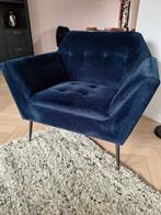 Prachtige blauwe Dutchbone stoel, Ophalen, Blauw, Zo goed als nieuw, Stof