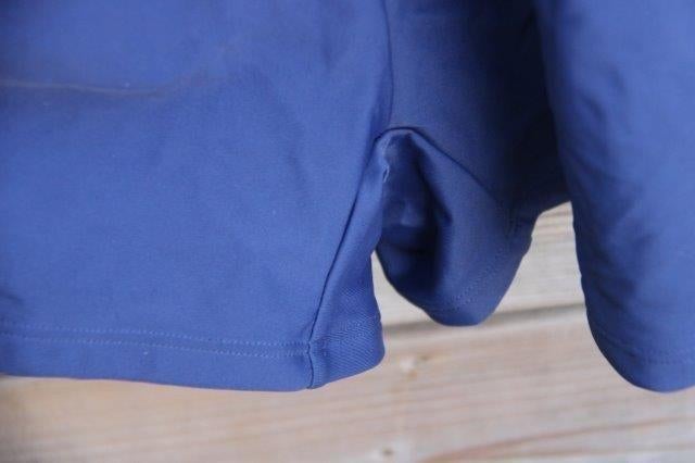 Badpak blauw/ wit mt 42 pijpjes Vaste prijs, Kleding | Dames, Verzenden, Zo goed als nieuw, Blauw, Badpak