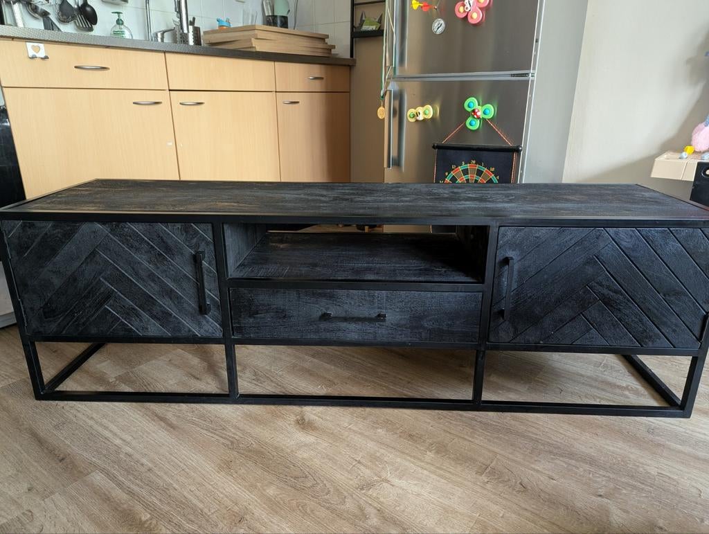 Tv meubel., Ophalen, Gebruikt, 150 tot 200 cm, Minder dan 100 cm