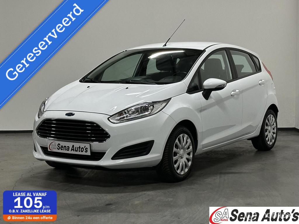 Ford Fiesta 1.0 Style/ Navi/Airco/ Lage km’s /Trekhaak, Auto's, Stof, 525 kg, Start-stop-systeem, Origineel Nederlands