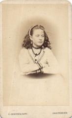 CDV -A. Greiner (8) Nieuwendijk -Amsterdam - Meisje, Gebruikt, Verzenden, Foto, Voor 1940