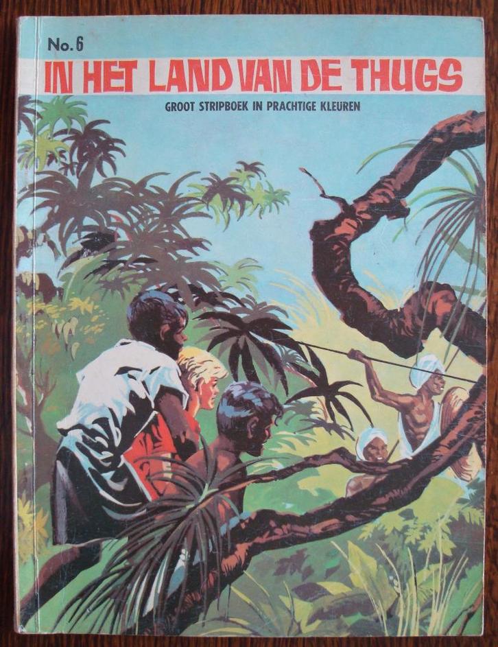 Jungle reeks nr. 6:In het land van de Thugs,1e druk uit 1967, Boeken, Stripboeken, Gelezen, Eén stripboek, Ophalen
