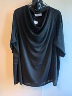 Jantina Plus Zwarte Glitter Top Maat 56/58, Zwart, Maat 46/48 (XL) of groter, Nieuw, Ophalen of Verzenden