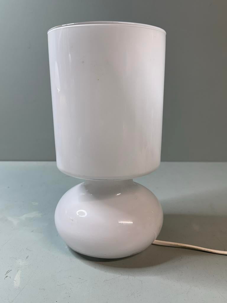 IKEA Lykta paddestoel lampje - Wit glas, ?, Zo goed als nieuw, ?, ?