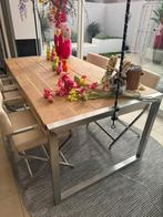 Tafel met stoelen, Tuin en Terras, Tuintafels, Ophalen, Zo goed als nieuw, Rechthoekig