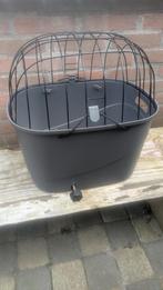 Trixie fietsmand voor bagagedrager met draadkoepel grijs, Ophalen of Verzenden, Zo goed als nieuw