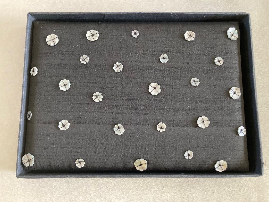 Receptieboek met bewaardoos zwart met deco, Ophalen of Verzenden, Nieuw