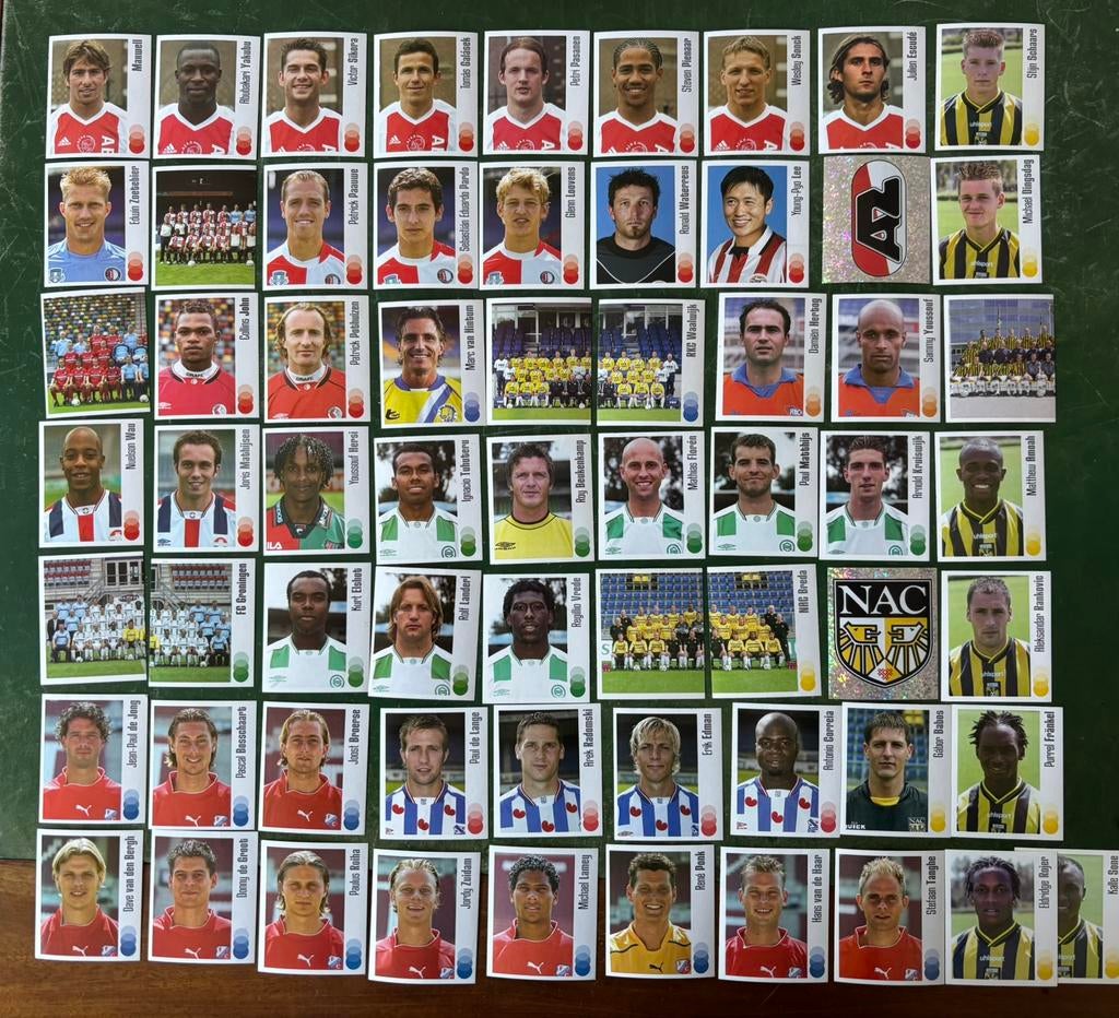 64 panini plaatjes Voetbal 04, Ophalen of Verzenden, Zo goed als nieuw