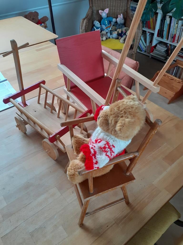 Houten nostalgisch speelgoed., Ophalen of Verzenden, Gebruikt