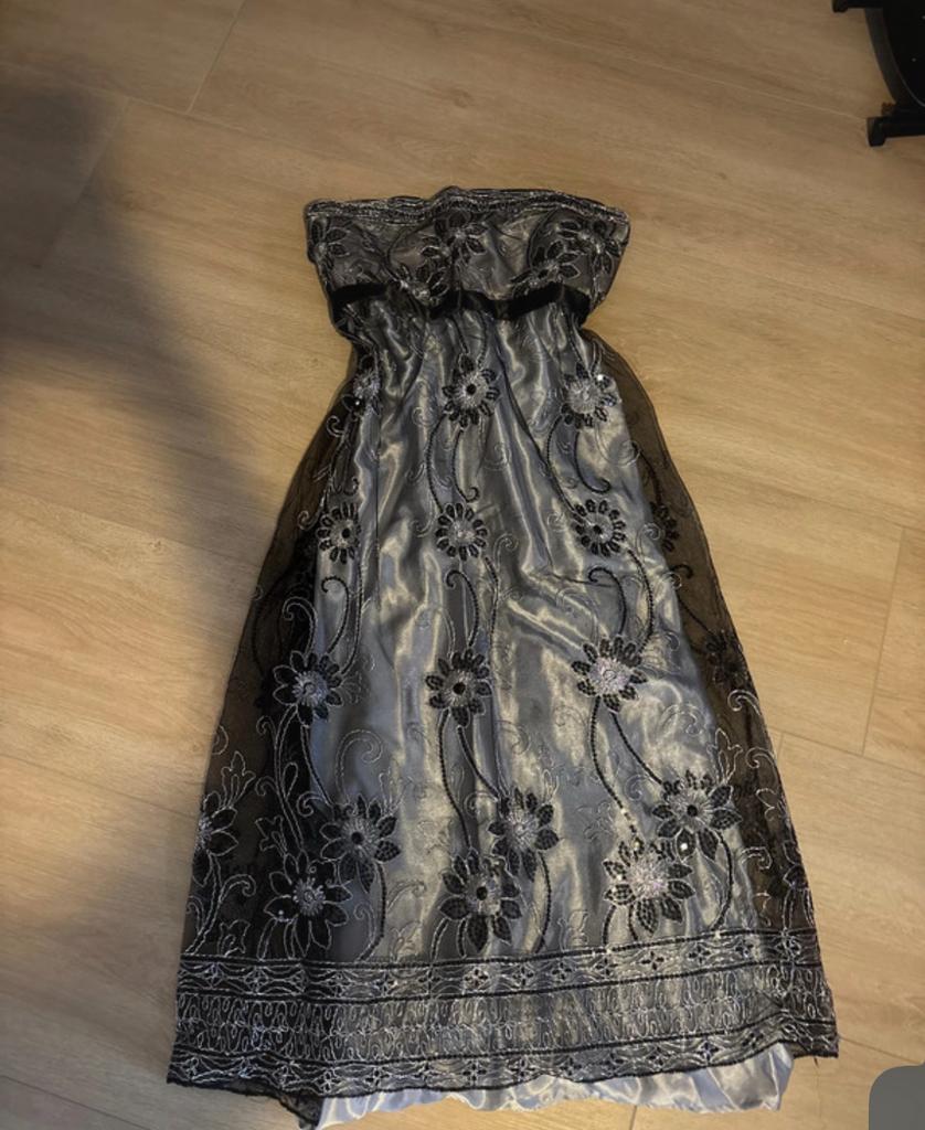 Gala jurk XL-XXL, Kleding | Dames, Gelegenheidskleding, Galajurk, Zwart, Maat 46/48 (XL) of groter, Ophalen of Verzenden