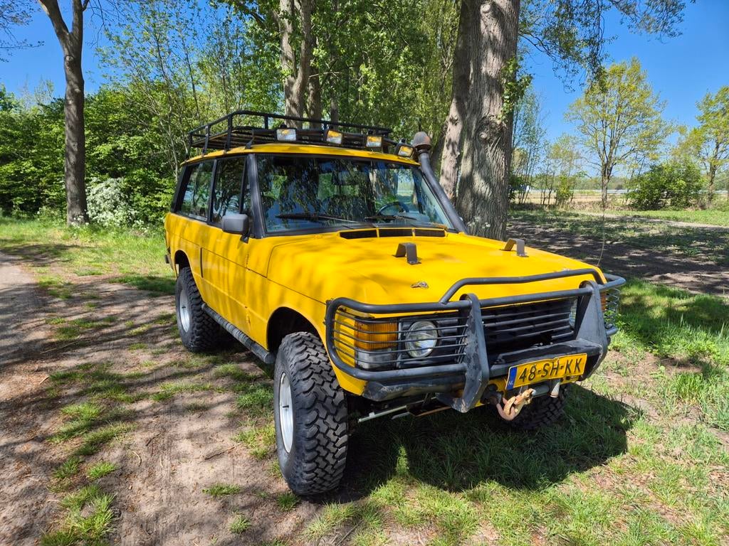 Rover Range Rover 3.5 4WD 1980 Geel, Auto's, Rover, 8 cilinders, 2500 kg, Geel, Handgeschakeld