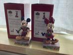 Disney traditions mickey en minnie kerst m, Ophalen of Verzenden, Mickey Mouse, Zo goed als nieuw, Beeldje of Figuurtje