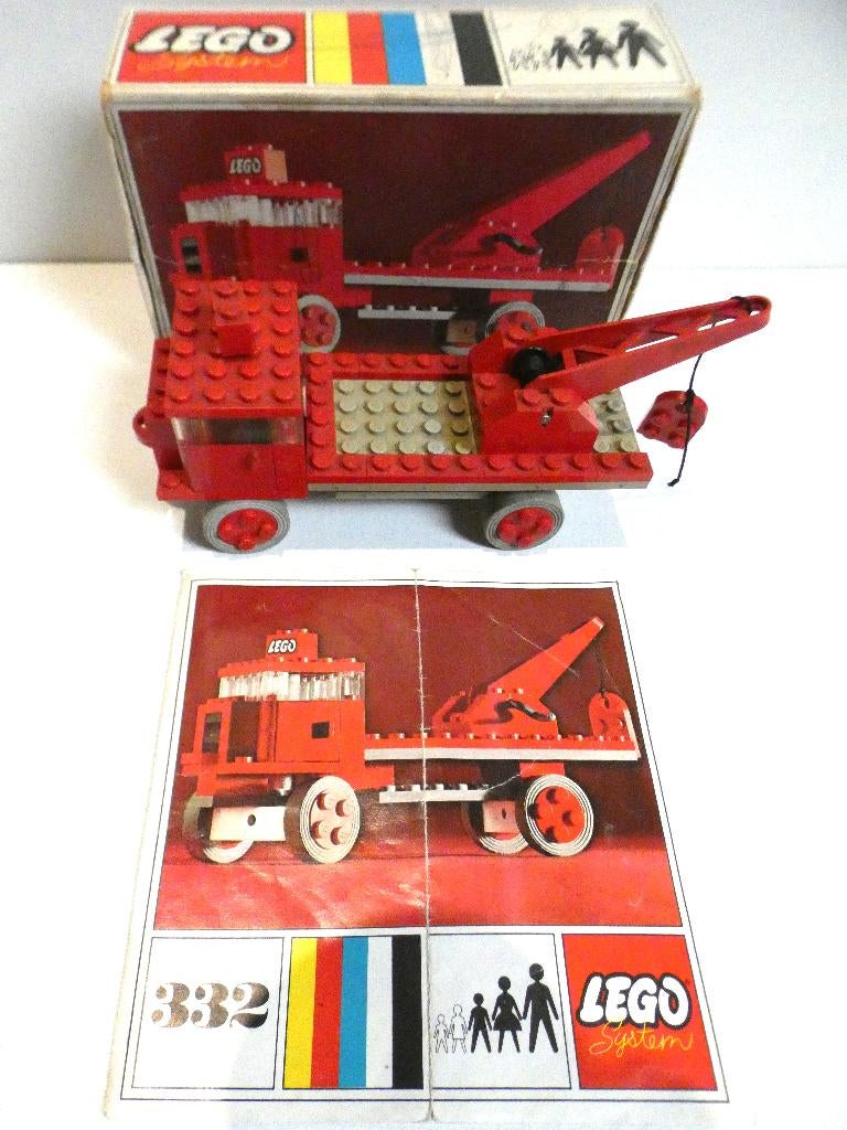 Te koop klassieke Lego takelwagen, set nummer 332, Ophalen of Verzenden, Gebruikt, Complete set, Lego