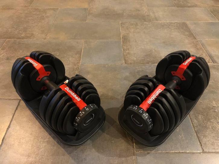 Verstelbare Dumbbells 24KG Dumbbell 24 Kilo Fitness Kracht, Sport en Fitness, Fitnessmaterialen, Nieuw, Dumbbell, Armen, Benen