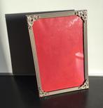 Vintage fotolijstje met bolglas, Ophalen, Minder dan 50 cm, Gebruikt, Metaal of Aluminium