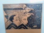 John Radecker houtsnede, Antiek en Kunst, Kunst | Etsen en Gravures, Ophalen of Verzenden