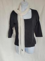 Mooie witte sjaal 30x155 cm, Maat 38/40 (M), ., Ophalen of Verzenden, Zo goed als nieuw