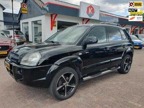 Hyundai Tucson 2.7i V6 4WD Style AUT/LEER/CLIMA BJ 2006, Auto's, Hyundai, Bedrijf, Te koop, Tucson, 4x4, ABS, Airbags, Airconditioning