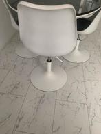 Te koop 6 x stoelen voor de eettafel, Huis en Inrichting, Stoelen, Ophalen, Zo goed als nieuw, Wit