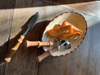 Bamboe  vintage bestek mignardise/friandise, Antiek en Kunst, Ophalen of Verzenden