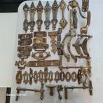 Antiek deurbeslag messing en handgrepen, Antiek en Kunst, Ophalen of Verzenden