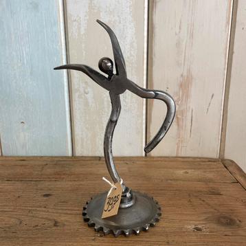 Metal art - ballerina - danseres - upcycling beschikbaar voor biedingen