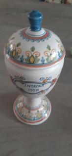 Makkum aardewerk pot met deksel, Ophalen of Verzenden