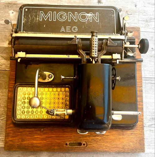 AEG Mignon typemachine, Antiek en Kunst, Antiek | Kantoor en Zakelijk, Ophalen