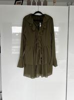 khaki Tall ruffel jurkje skater rits NIEUW boohoo maat 40, Kleding | Dames, Jurken, Maat 38/40 (M), Boohoo, Nieuw, Ophalen of Verzenden