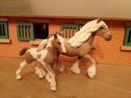 Schleich Paarden Set - Merrie met Veulen, Ophalen of Verzenden, Zo goed als nieuw, Overige typen