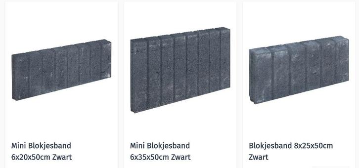 Opsluitband Palissade Palisade tuin, Tuin en Terras, Tegels en Klinkers, Zo goed als nieuw, Overige typen, Beton, 10 m² of meer