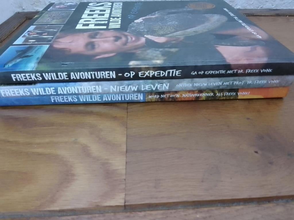 Drie Freek Vonk boeken, Ophalen, Gelezen, Onbekend, Tv-serie